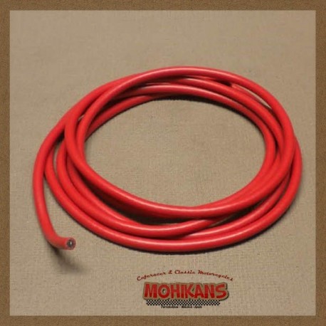 Cable bujia silicona rojo 2m