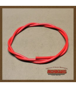 Cable bujia silicona rojo 1m