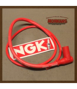 Cable-pipeta bujia NGK CR5 rojo 1000mm