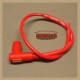 Cable-pipeta bujía NGK CR4 rojo 500mm