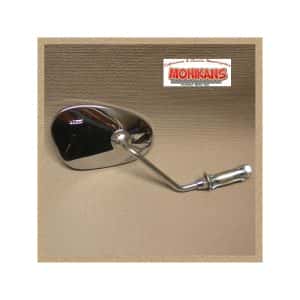 Espejo en puño oval cromado derecho 120º