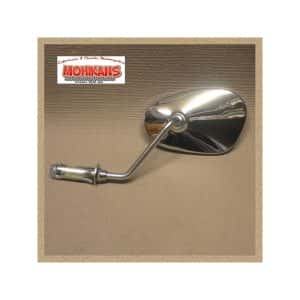 Espejo en puño oval cromado izquierdo 120º