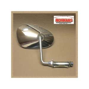 Espejo en puño oval cromado derecho 90º