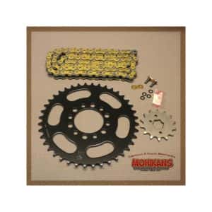 Kit arrastre D.I.D. dorado Yamaha SR250
