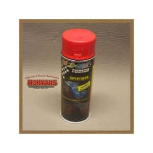 Pintura roja anticalórica para colectores de escapes