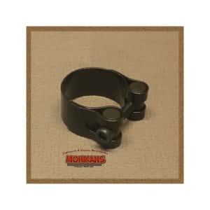 Abrazadera tubo de escape negra 35mm