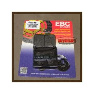 Pastillas de freno trasero EBC FA036