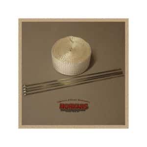 Cinta anticalórica blanca oscurecida 10m