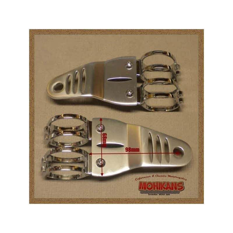 Soportes de faro Aluminio pulido G