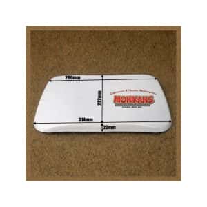 Portanúmero frontal flat 4