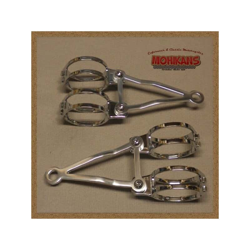 Soportes de faro aluminio pulido H