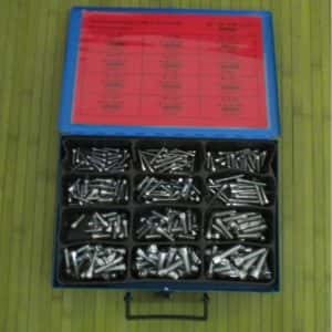 Surtido de tornillos allen 240 unidades
