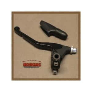 Soporte izquierdo con maneta negra