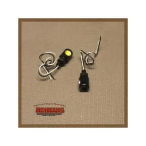 Luz-tornillo de matrícula mini-led negro