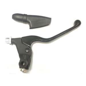 Soporte derecho con maneta negra