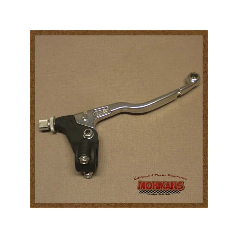 Soporte izquierdo con maneta cromada