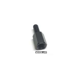 Adaptador negro para espejo 10 a 8mm der./der.