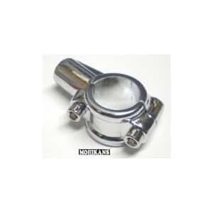 Abrazadera-adaptador M10 cromo izquierda
