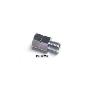 Adaptador cromado para espejo 10 a 10mm corto izq./der