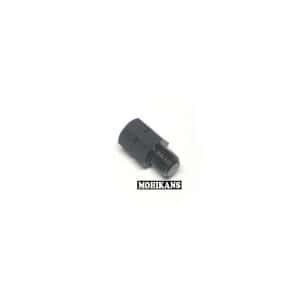 Adaptador negro para espejo 10 a 10mm corto izq./der.