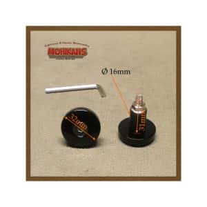 Contrapesos Alu negro 42grs 17mm