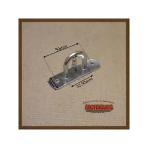 Herraje oval de sujeción para colines