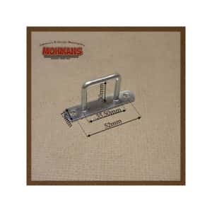 Herraje recto de sujeción para colines