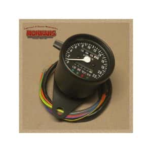 Mini velocímetro multifunción 220km/h negro-mate