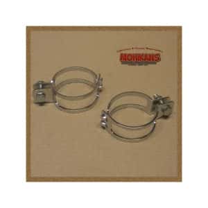 Soportes de faro acero cromado