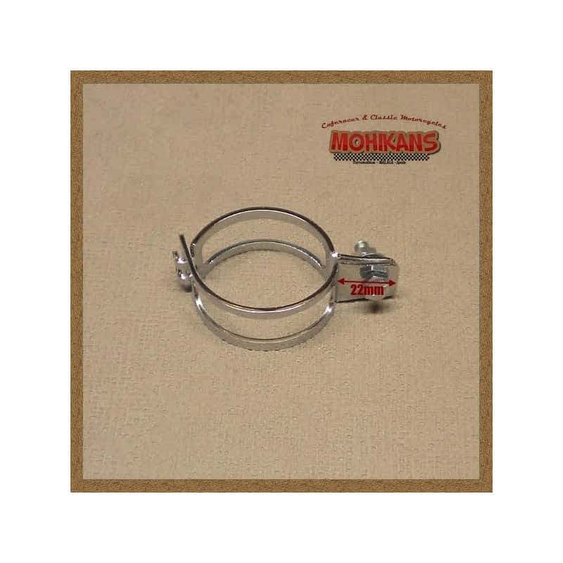 Soportes de faro acero cromado