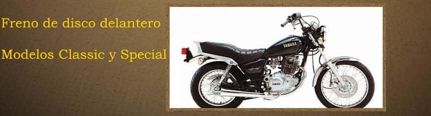 Yamaha SR250 freno del. disco