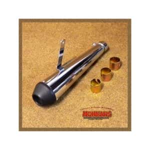 Megáfono tipo cono 44cms negro-cromado