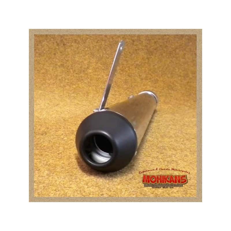 Megáfono tipo cono 44cms negro-cromado