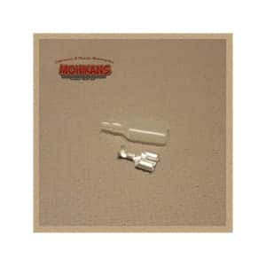 Conector hembra 4mm doble + funda