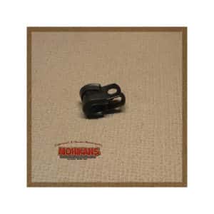 Abrazadera goma-aluminio negro 6mm