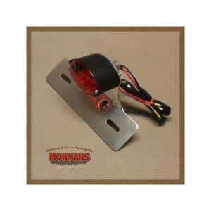 Piloto trasero micro cat-eye negro