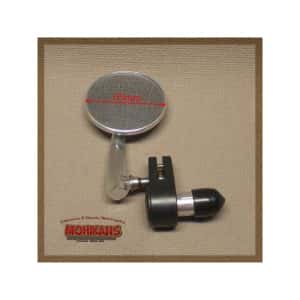 Espejo de puño alu pulido 65mm izquierdo