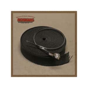 Cinta anticalorica negra 10m 30mm