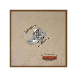 Herraje oval 25mm sujeción para colines