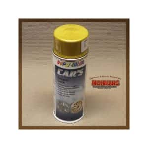 Pintura spray dorado para llantas